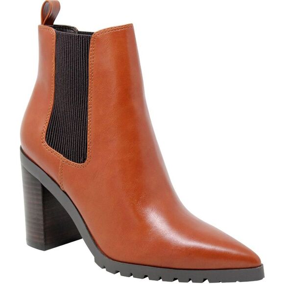 Charles by Charles David Shoes - Charles by Charles David Women's Deputy Faux Leather Block Heeled Ankle Bootie